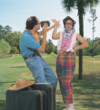Happy travelers