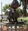 Snoopy & Charlie Brown statue - Santa Rosa