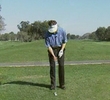 Hitting chip-and-run shots with a 3-iron