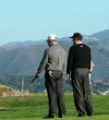 Mark O'Meara - Loren Roberts - Pebble Beach - hole 17