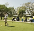 Thailand golf vacation - caddies and carts