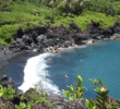 Waianapanapa State Park - black sand beach in Maui
