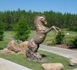 Cheval Golf & Country Club - bronze statue