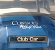 Cowboys Golf Club - cart with Dallas Cowboys star