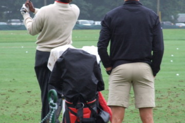 Vijay Singh on the practice tee scares golf writers more than you'd ever believe.