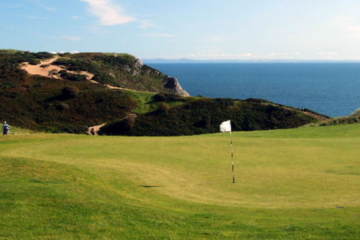 Historic Pennard Golf Club in southwest Wales offers coastal views as stunning as you'll find anywhere in the world.