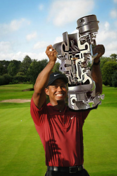 Even as a mechanic, Tiger Woods would surely dominate.