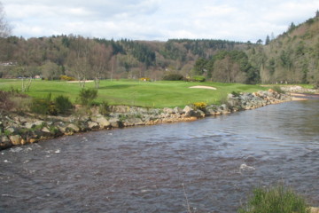 Two rivers cut through Woodenbridge Golf Club.