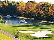 The par 5 18th is reachable in two if you want to risk going in the lake.