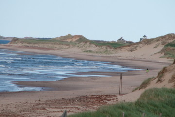 The Links at Crowbush Cove plays beside the dunes of the St. Lawrence Seaway.