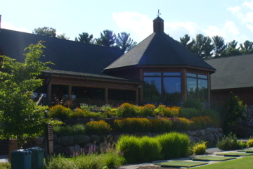 The award-winning Wild Rock clubhouse is slated to be moved to a location behind the present-day 16th green.