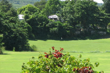 Many of the fairways at Ironshore Golf & Country Club are tree-lined, and the terrain is mildly rolling.