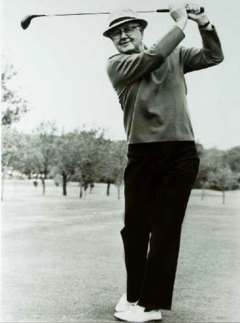 The legendary Byron Nelson shared his tips for extra power off the tee with Les Miller.