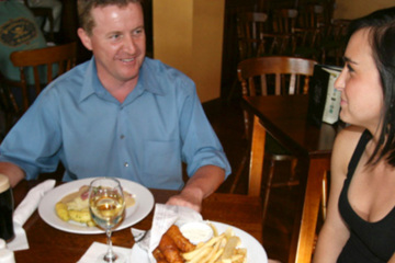 From fish and chips to cottage and shepherd's pie, O'Donoghue's Irish fare is spot on.