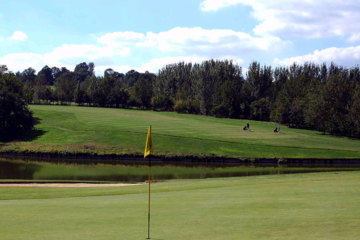 There's a blind tee shot off the downhill par-4 seventh, with bunkers each side of the narrow entrance to the green and water on the left of it.