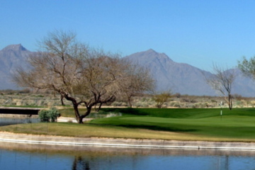The par-3 third "Mud Hen" at Whirlwind Golf Club's Cattail course plays 162 yards with some tricky pin placements.