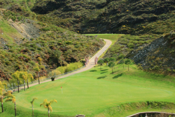 The new Gran Flamingo course is set through rugged, mountain terrain just off the Mediterranean Sea.