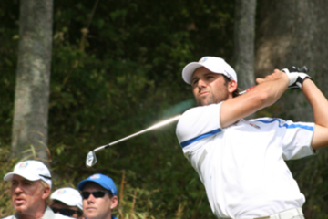 Holding your follow-through position until the shot has finished - ala Sergio Garcia - will help your ball striking and distance.