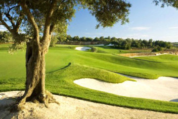 The bunkers on the Faldo Course at Amendoeira Golf Resort can be formidable.