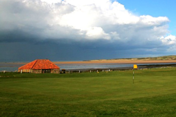 Seaside Kilspindie Golf Club in East Lothian used to share its grounds with a rifle brigade.