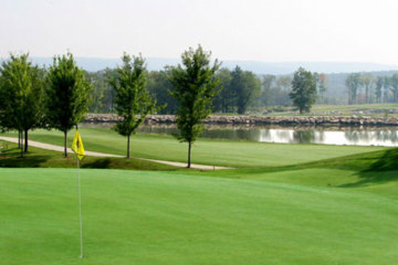 The bentgrass greens at Mystic Rock are always kept fast.