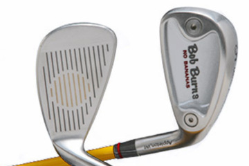 The No Bananas line has extended into irons, which allow for customization of lie, loft, weighting and spin.