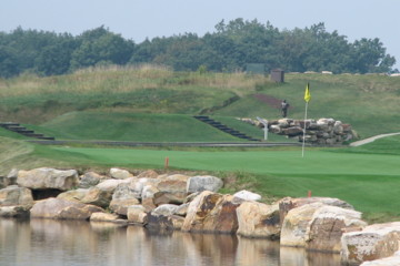 Mystic Rock golf course at Nemacolin Woodlands Resort is a Pete Dye design.