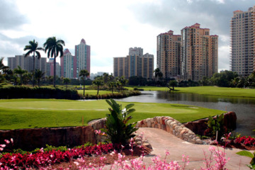 The signature hole on Fairmont Turnberry Isle's Soffer course is definitely the par-5 18th.