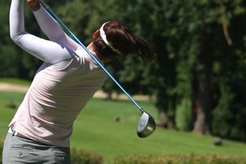 Proper stretching and warm-up before a round of golf is essential.