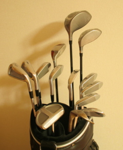 A good fitting set of golf clubs will improve your play on the golf course.