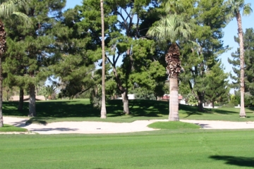 The bunker's endless and tree-blocked on Wigwam Gold's revamped No. 10.