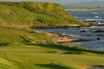 The first five holes on the Crail Golfing Society's Balcomie Links hug the sea.