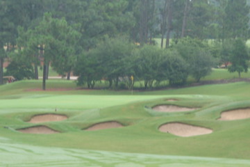 Pinehurst No. 4's Scottish influence can be seen in the many bunkers.
