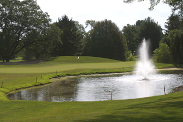 The 149-yard fifth hole at Emeis Golf Course could be on the front of a postcard from Ireland.