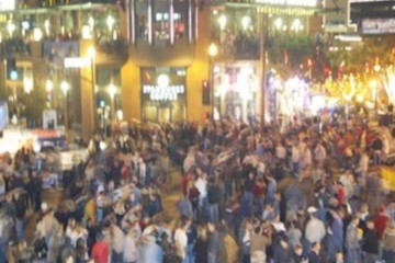 Tempe's Mill Avenue gets this crowded Fiesta Bowl week. The rest of the year, the nightlife is still hopping.

