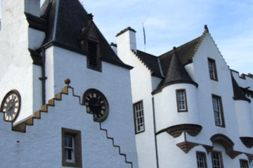 Blair Castle is one of many on the way up to Dornoch in the Highlands region.
