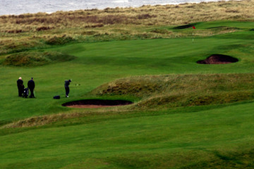 Scotland's Royal Dornoch: Just one of the fabled courses you can virtually visit with our golf podcasts.