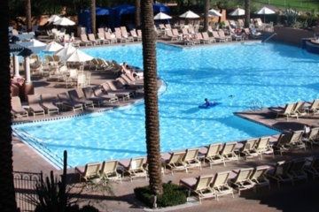 Guests at the Fairmont Scottsdale Princess hotel won't have to worry about bumping into 'riff raff' when taking their morning $7 glass of juice, according to one reader.