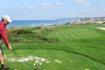 With Portugal's warm climate, its golf courses stay busy through the fall.