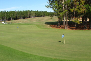 The subtly undulating greens at Highlands Reserve Golf Club turn a lot of near misses into long second putts.