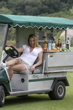 Thirsty San Diego golfers know Nicole Kallis will never nag them for drinking too much, or rip their golf game (much).