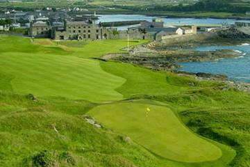 The first hole at Ardglass plays uphill around the sea and is one of Northern Ireland's finest.