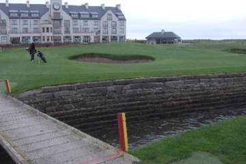 Visit Carnoustie during the Open Championship.