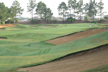 The creativity of Steve Smyers' design is in evidence from the first hole at Southern Dunes in Haines City, Florida.
