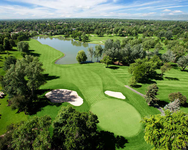 Eighteen Hole at Cherry Hills Country Club in Englewood, Colorado, USA